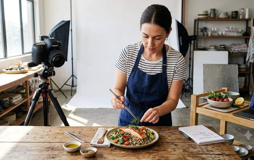 Food styling y la fotografía para restaurantes