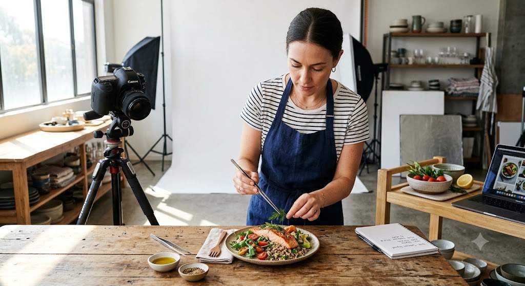 Food styling y la fotografía para restaurantes